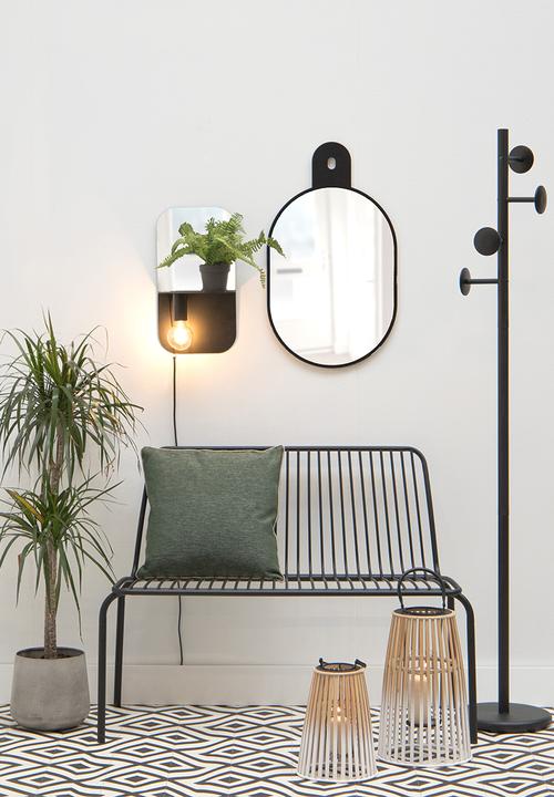 Present Time - Plate multi wall lamp - black