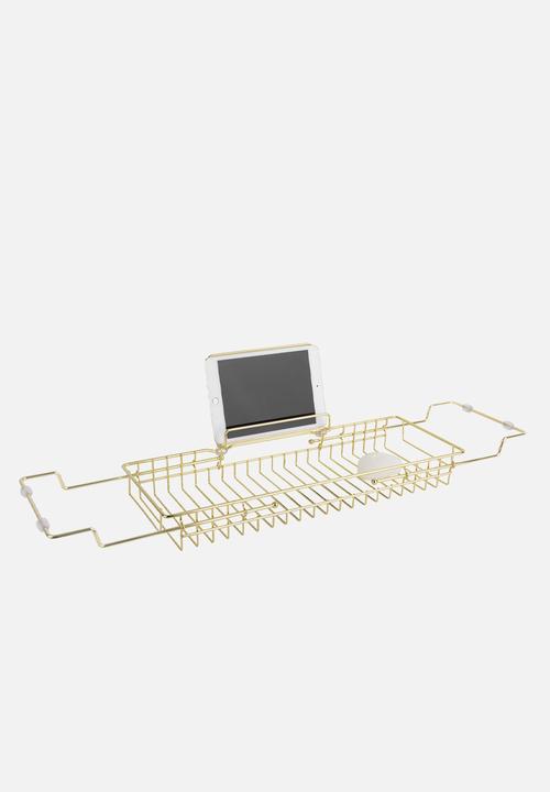 Present Time - Bath tub caddy - gold
