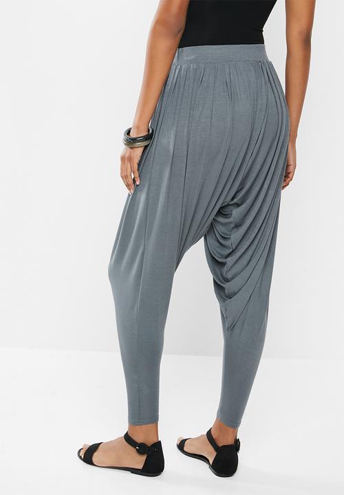 edit - Knit harem pant - grey