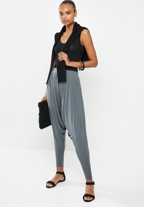 edit - Knit harem pant - grey