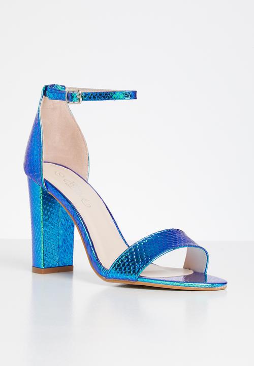 Miss Black - Cosmopolitan heel - blue