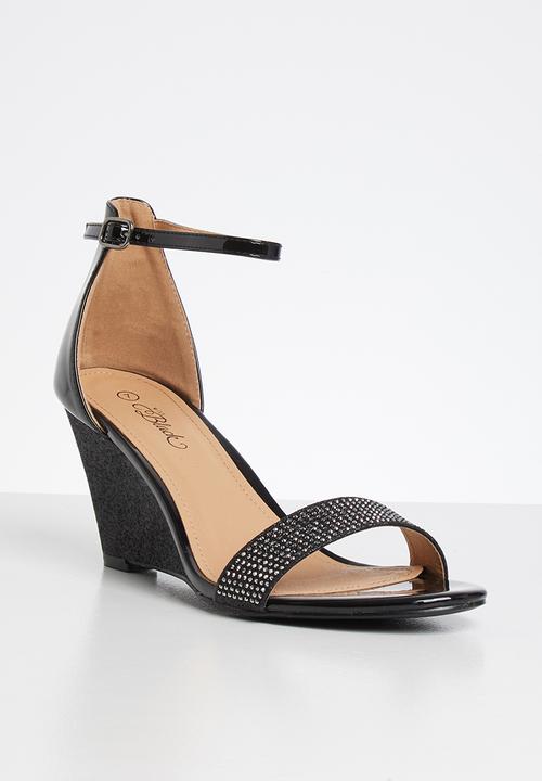 Miss Black - Fippy wedge - black