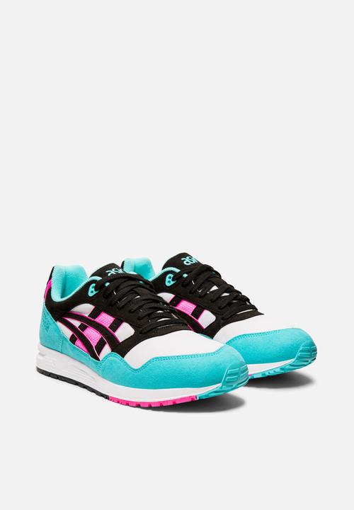 ASICS - Gelsaga - white black & pink teal