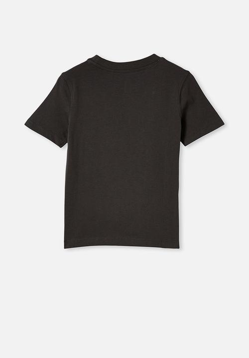 Cotton On - Max skater short sleeve tee - charcoal 
