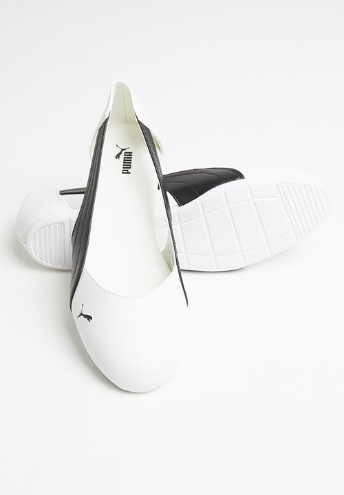 PUMA - Basic ballerina cut out zadp - puma white/puma black