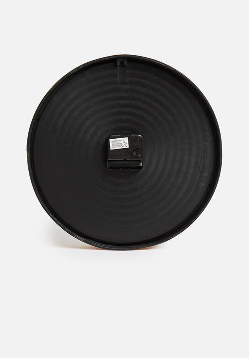H&S - Grid wall clock - blush pink