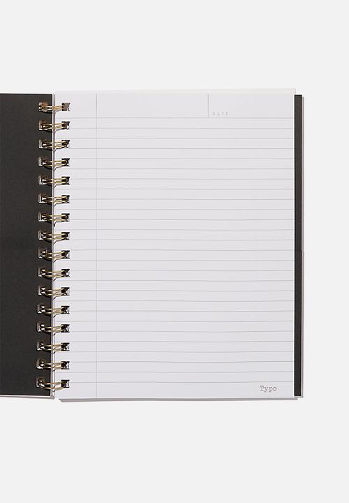 Typo - A5 campus notebook recycled - 70s floral