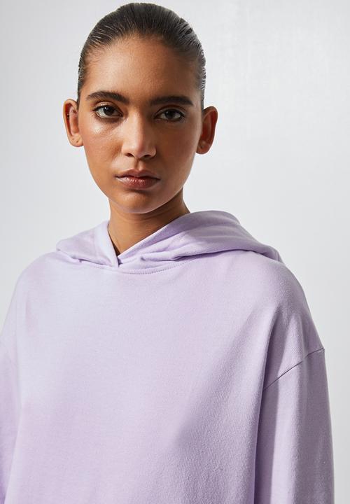 Superbalist - Crop hoodie - lilac