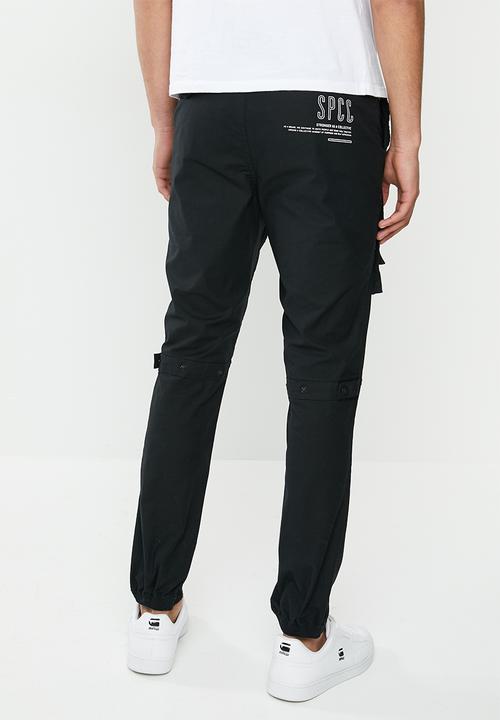 S.P.C.C - Harrow premium utility woven bottoms - black