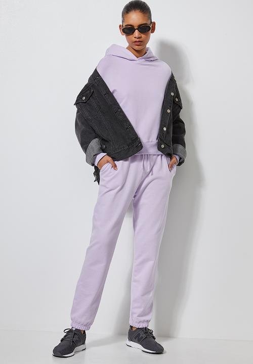 Superbalist - Crop hoodie - lilac
