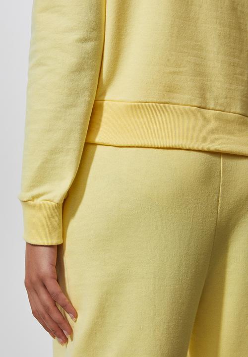 Superbalist - Crop hoodie - sorbet yellow 