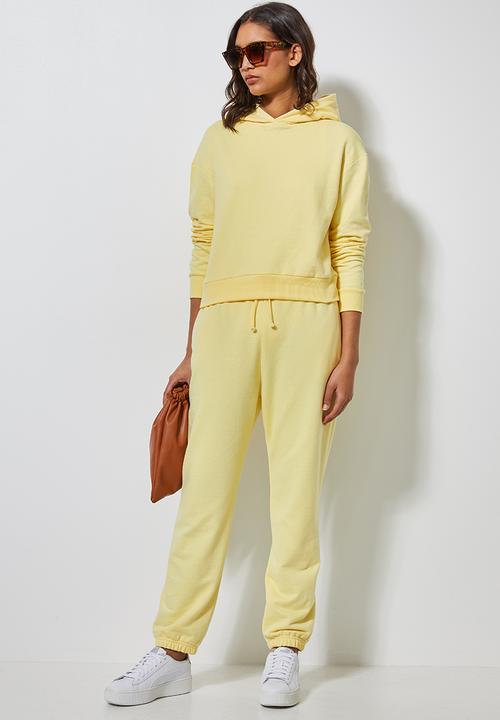 Superbalist - Crop hoodie - sorbet yellow 