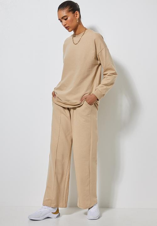 Superbalist - Pinch seam track pants - toffee