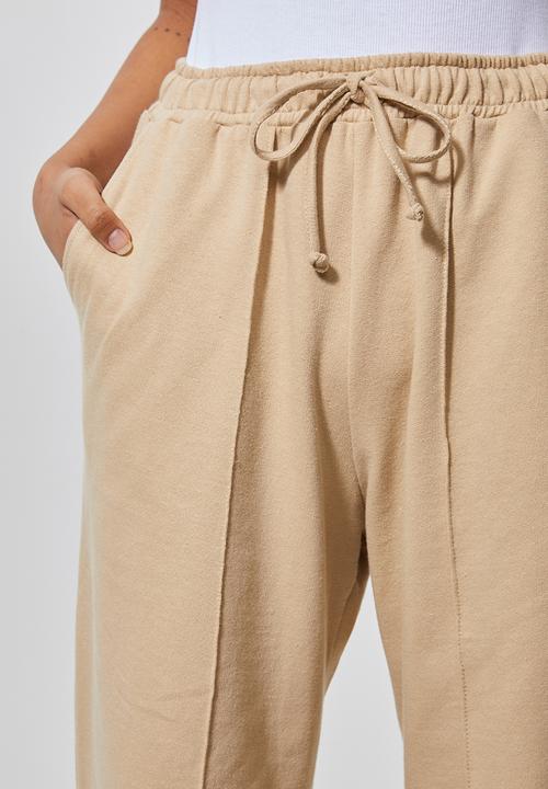 Superbalist - Pinch seam track pants - toffee