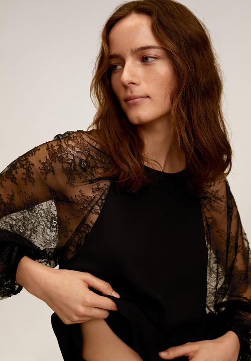 MANGO - Bimat blouse - black