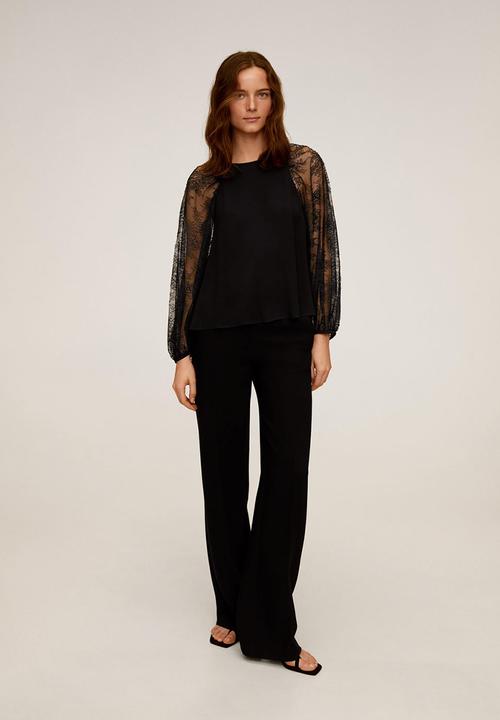MANGO - Bimat blouse - black