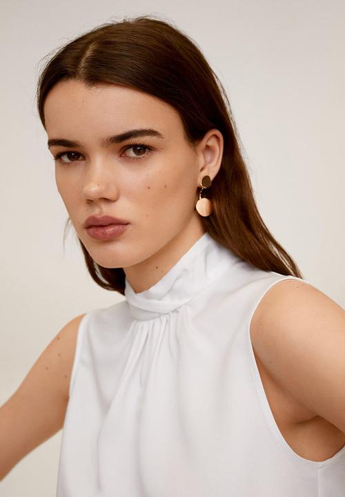 MANGO - Empire blouse - white