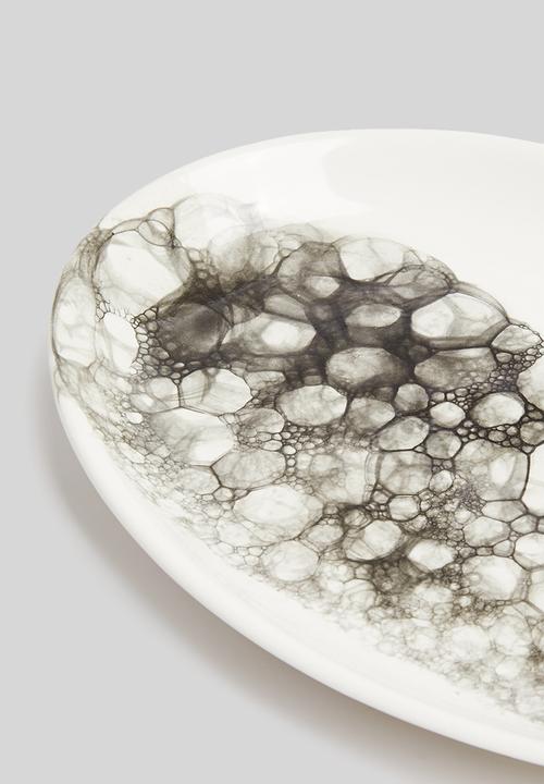 Urchin Art - Smokey platter - grey 