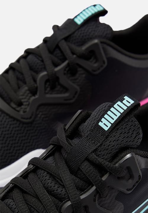 PUMA - Zone XT - black / white-luminous pink-aruba blue
