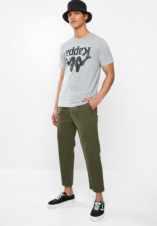 KAPPA - Authentic carai 931 tee - grey & black 