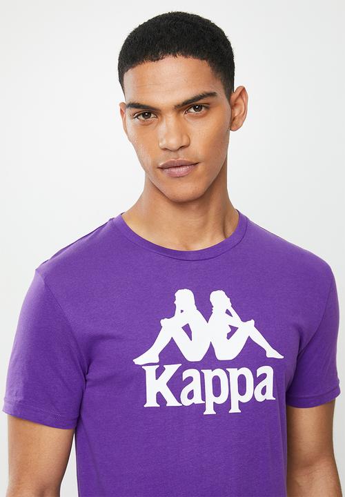 KAPPA - Authentic estessi 991 tee - purple & white 