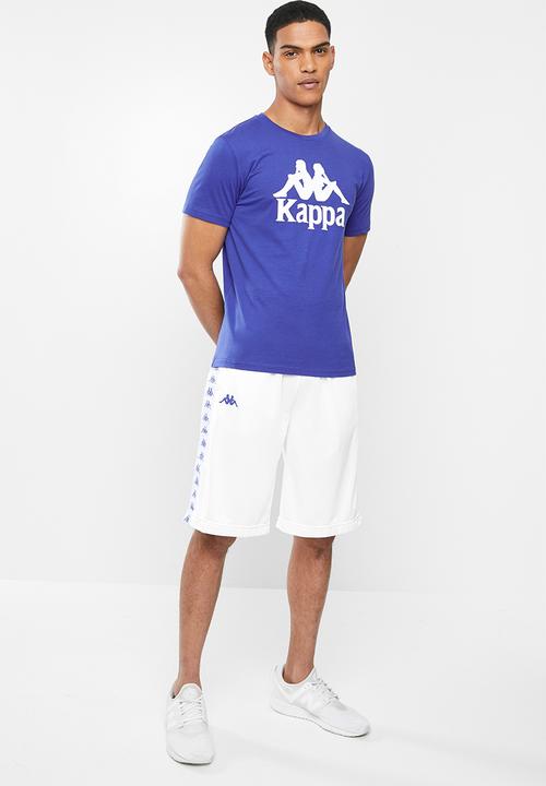 KAPPA - Authentic estessi a11 tee - blue & white 