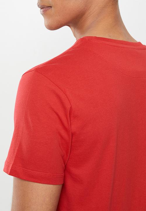 KAPPA - Authentic essor slim 984 tee - red & white 