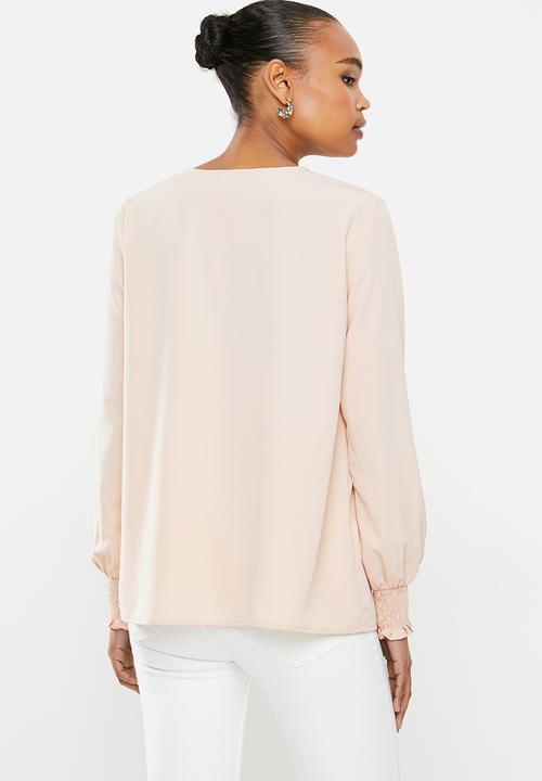 Vero Moda - Fatima long sleeve top - rose dust