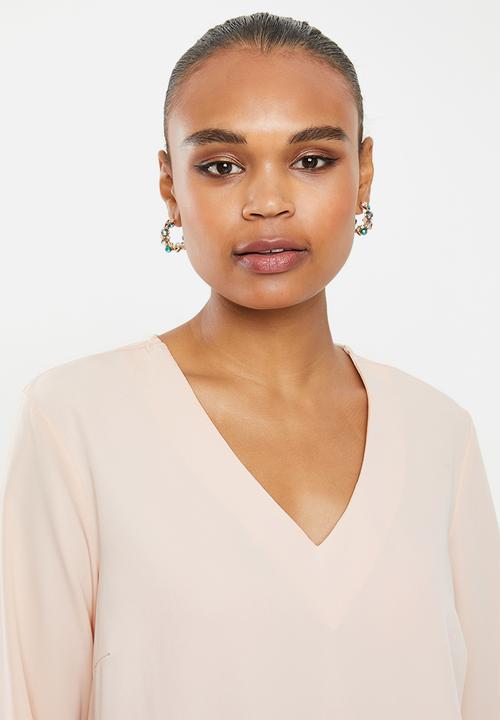 Vero Moda - Fatima long sleeve top - rose dust