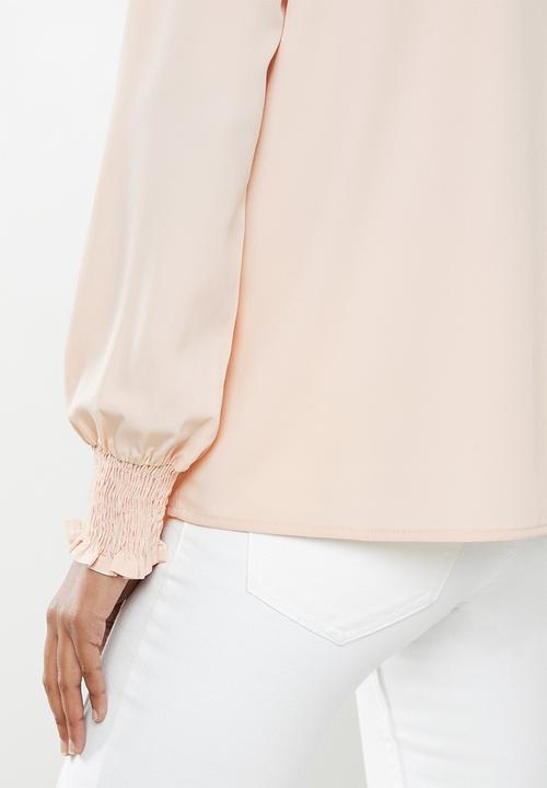 Vero Moda - Fatima long sleeve top - rose dust