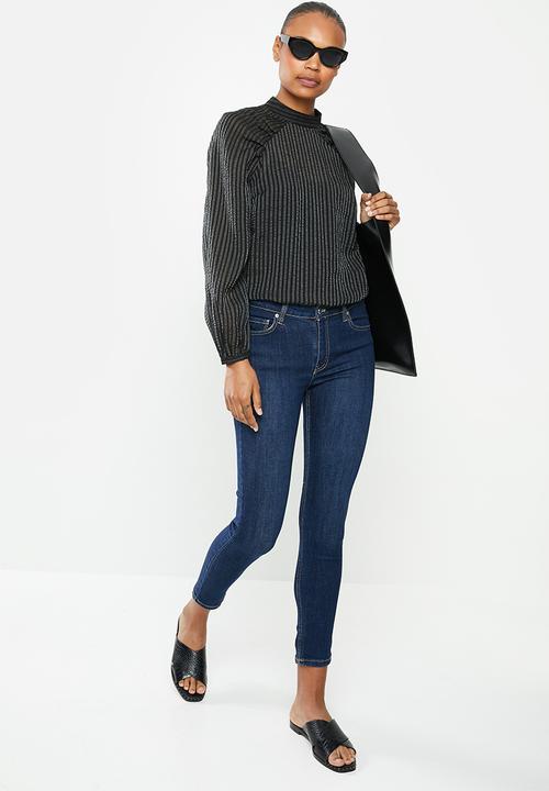 Vero Moda - Julia long sleeve top - black