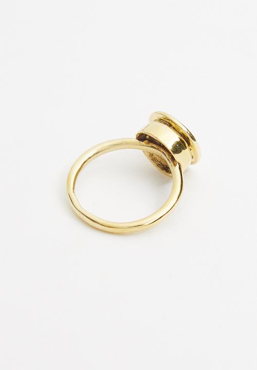Matter of Fakt - Oasis bullet brass ring - gold 