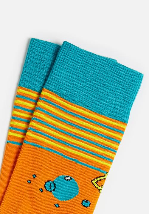 Happy Socks - Spongebob let's work it out sock - multi 
