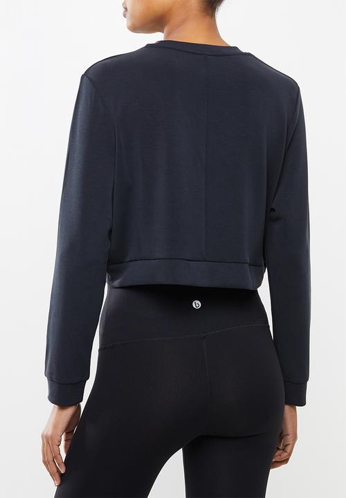 Cotton On - Maternity cross over crew - black