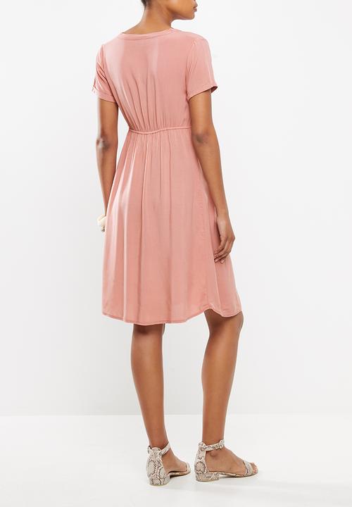 Cherry Melon - Drawstring dress - pink