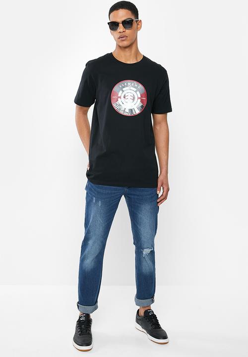 Element - Aiken short sleeve tee - black