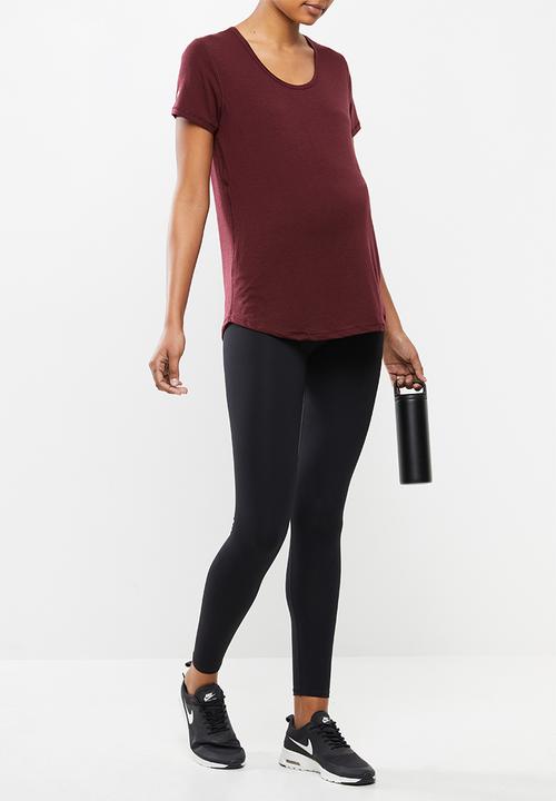 Cotton On - Maternity core tight over belly - black