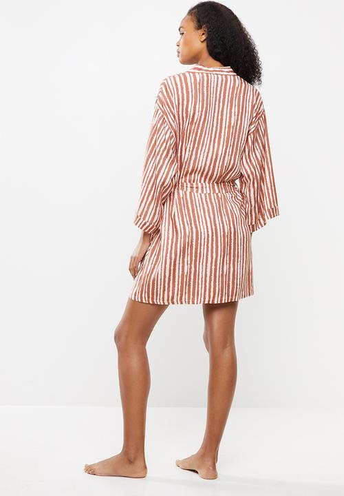 Superbalist - Short robe - pink & rust