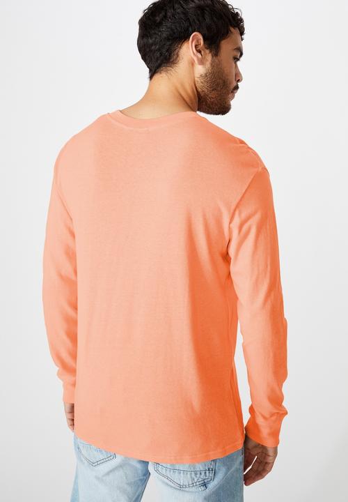 Cotton On - Tbar long sleeve tee - washed pink