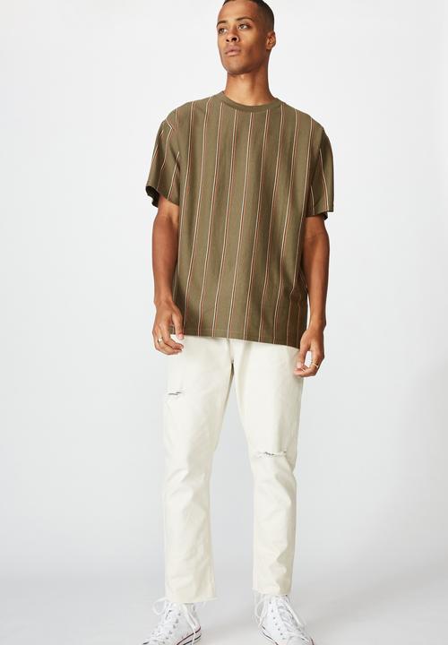 Cotton On - Downtown loose fit tee - khaki