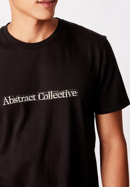 Cotton On - Tbar text T-shirt - black