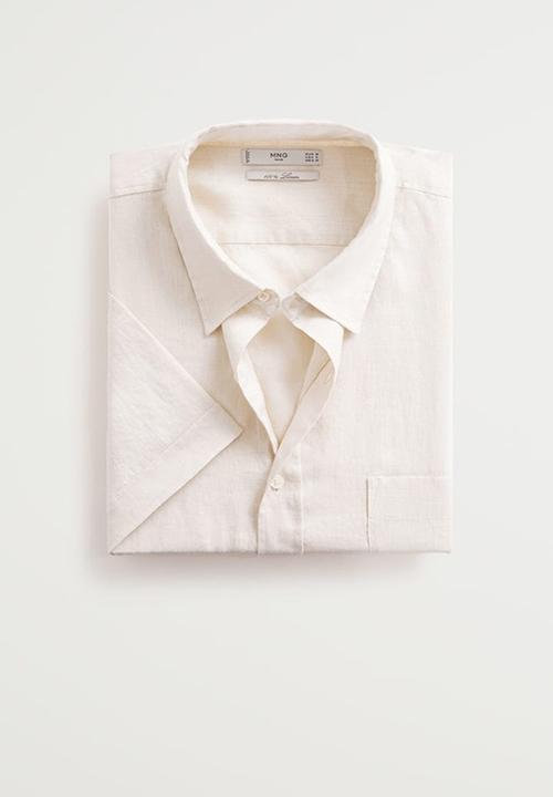 MANGO - Ants shirt - beige