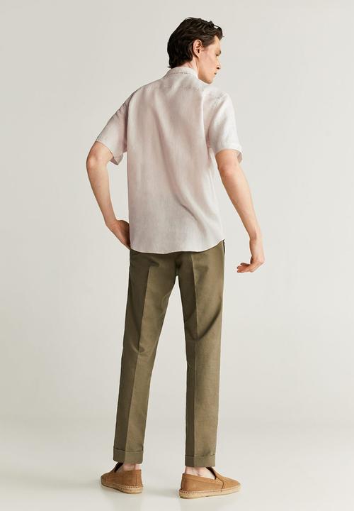 MANGO - Ants shirt - beige