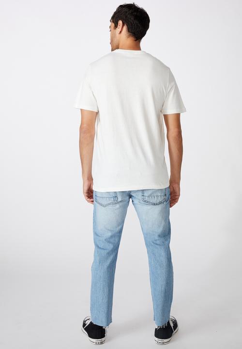 Cotton On - Tbar text T-shirt - vintage white