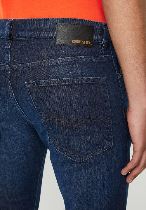 Diesel  - D-luster straight cut jeans - blue