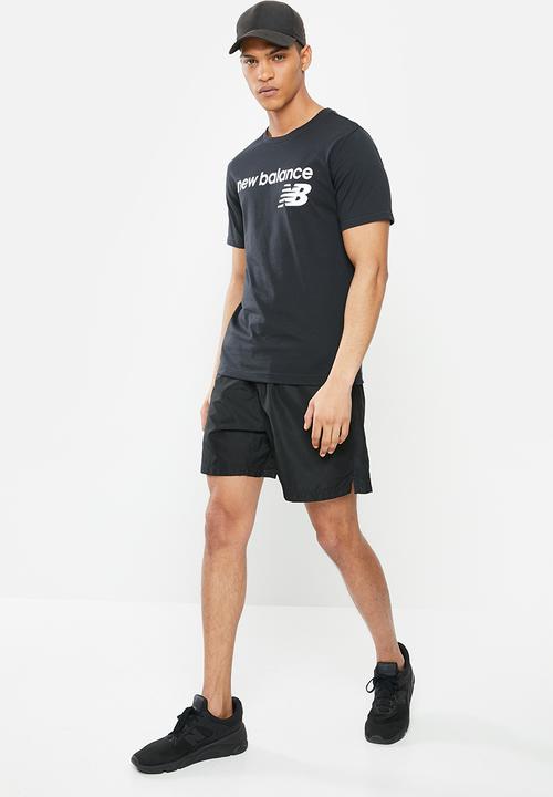 New Balance  - New Balance  classic core logo tee - black
