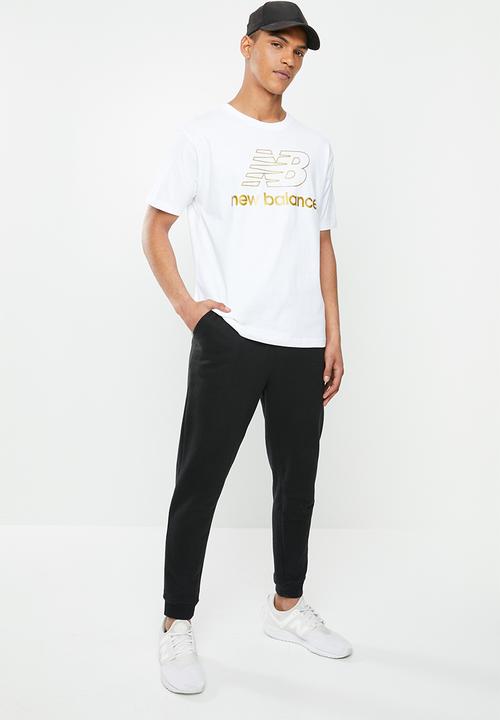 New Balance  - New Balance  athletics podium tee - white