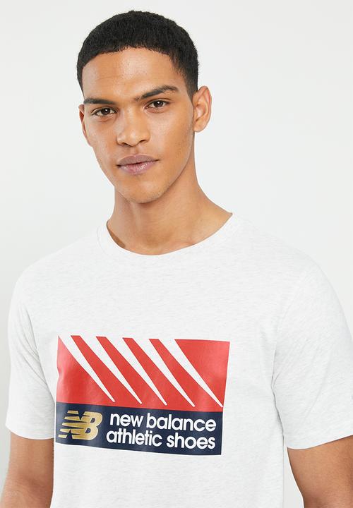 New Balance  - New Balance  athletics village tee - grey