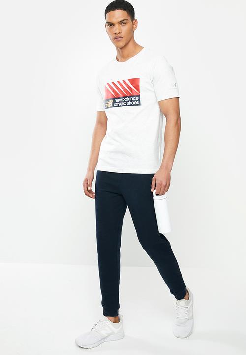 New Balance  - New Balance  athletics village tee - grey