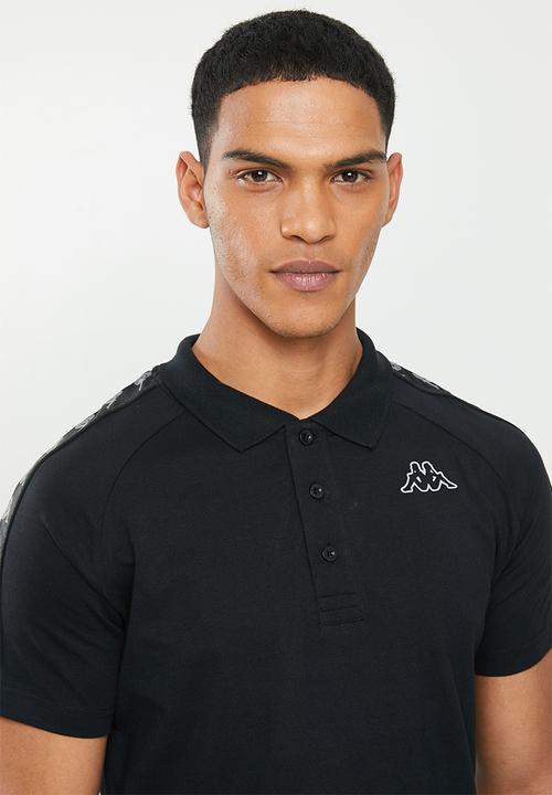 KAPPA - Banda estrel polo - black